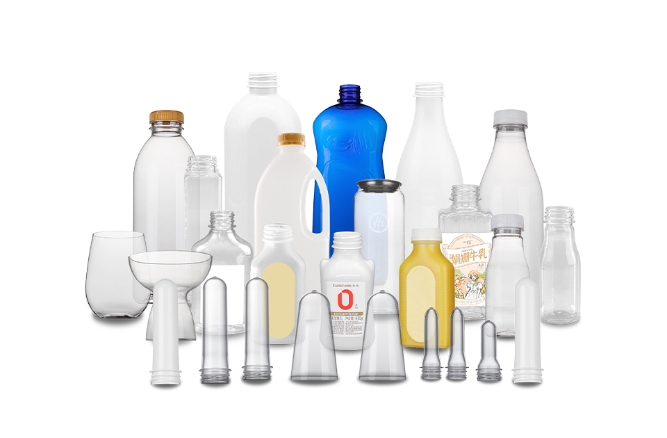 Bottle preforms and PET/HDPE/PP bottle